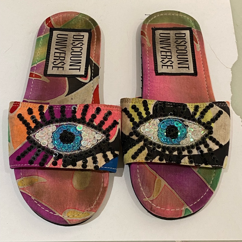 DISCOUNT UNIVERSE Evil Eye Slides